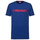 HEAD Herren Club Ivan T-Shirt L Royal Blau/Rot
