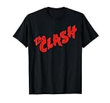The Clash - Verkratztes rotes Logo T-Shirt