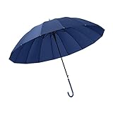 QAZX Regenschirm 16 Bones Golfschirm 41,3 Zoll automatisch öffnender großer Regenschirm Wind- und regenfester Stockschirm für Männer und Frauen dauerhaft