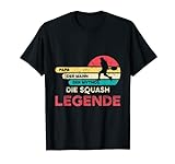 Herren Sqaush Sport Hobby Lustig Papa Squash Legende Geschenk T-Shirt