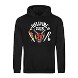 B&S Boutique The Hellfire Club Unisex Schwarz Kapuzenpullover Hoodie Size L