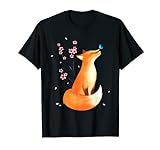 Fox Japanese Kirschblüte Blume Vintage Fuchs Gift TShirt