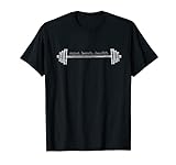 Krafttraining Langhantel Gewichtheben Retro Gym T-Shirt
