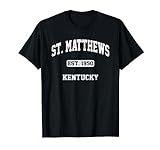 St. Matthews, Kentucky, KY, Athletischer Vintage-State-Stil T-Shirt
