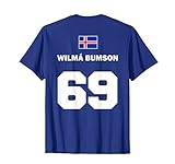 Isländische Namen auf Sauf Trikot Fußball Island Mallorca T-Shirt