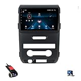 STTTBD Android 10.0 Autoradio GPS Navigation Touchscreen Videoplayer für Ford Raptor F150 2009-2014 Unterstützung Lenkradsteuerung/Bluetooth/CarPlay/USB Dashcams(Size:B,Color:CarPlay+WiFi 2G+32G)
