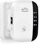 WiFi Repeater WiFi Booster 300 Mbps Expander Wireless Verstärker Signalverstärker Netzwerk AP/Repeater und WPS Funktion, einfache Installation, 2,4 GHz Erhöhung der WLAN-Abdeckung