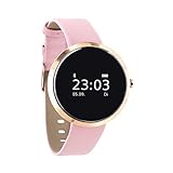 X-WATCH 54010 SIONA XW FIT Damen Smartwatch, Activity Tracker für Android und Apple iOS Light Rose Gold
