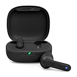 JBL Vibe Flex Kabellose Bluetooth-Kopfhörer, 12 mm Treiber, 32 Stunden Wiedergabe, wasserdicht und staubdicht, IP54, Schw