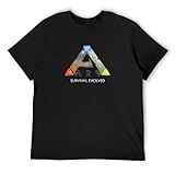 Ark Survival Evolved T Shirt Ark Survival Evolved T-Shirt Printed Funny Tee Shirt Mens Tshirt Black L