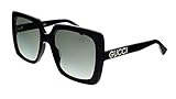 Gucci GG 0397S 002 BLACK BLACK GREY 54
