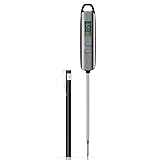ZIGAGA HBCP022AH Küchenthermometer, Edelstahl, Kunststoff, Grau
