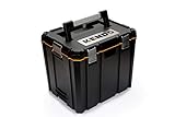 KENDO Systemkoffer - Systembox – Größe L – Vol.: 65l – L46 x B36 x H39cm – Transportbox für Werkzeug und Maschinen - Werkzeugkoffer leer aus stabilem ABS-Kunststoff – Belastbarkeit 30kg…