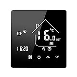 conpoir WiFi Smart Thermostat Programmierbare elektrische Fußbodenheizung Heizkörperthermostat APP & Touch Control Konstanter Temperaturregler für den Innenbereich LCD-Display Digitaler Thermostat