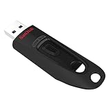 SanDisk Ultra USB 3.0 Flash-Laufwerk 128 GB (SecureAccess Software, Passwortschutz, Übertragungsgeschwindigkeit von bis zu 130 MB/s) Schw