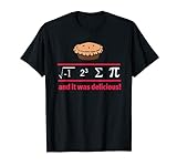 I Ate Some Pie And It Was Delicious Shirt Math Sarcastic Gif T-Shirt