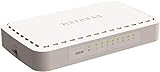NETGEAR GS608 Switch 8-Port Gigabit Ethernet LAN Switch (Plug-and-Play Netzwerk Switch, LAN Verteiler, energieffizienter Hub, lüfterlos)