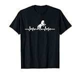 Pferd Herzschlag - Reiten Outfit Pferderennen Geschenk T-Shirt