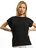 Urban Classics Damen Ladies Extended Shoulder Tee T Shirt, Schwarz, XXL EU