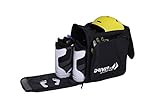 Driver13 ® Skistiefelrucksack mit Helmfach + Skischuhrucksack mit Helmfach für Hart + Snowboard Boot + Inliner + Bootbag Tasche schwarz