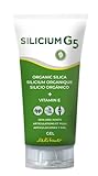 Silicium G5 Gel. Silizium Gel mit Vitamin E regt die Zellen an, Kollagen zu produzieren. Body-Gel für Schmerzen in Gelenken, Muskeln und Knochen, regeneriert und strafft die Haut. 150 ml.