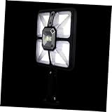 CRILSTYLEO 1 Satz Strassenlicht LED dekorative Solarleuchten außen Lichter Scheinwerfer wandleuchte schrankleuchten wandlaterne outdoor light Straßensensorlicht Yard-Sensor-Lampe Abs Black