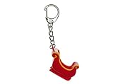 Miniblings Weihnachten Schlitten Schlüsselanhänger X-Mas - Handmade Modeschmuck I I Anhänger Schlüsselring Schlüsselband Keyring