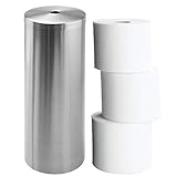 InterDesign 70510EU Forma Toilettenpapierbehälter, Edelstahl gebürstet