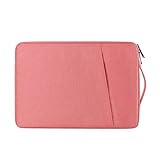luckxuan Laptop Bags Wasserdichte Handtasche 15,6-Zoll-Laptoptasche mit großer Kapazität Pendler-Aktentasche Tablet-PC-Schutzhülle Tasche Laptop (Color : Pink, Size : 15.6 inch)