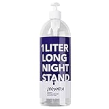 Loovara Gleitgel Sensitiv 1000 ml, Aloe Vera -Long Night Stand- XXL Flasche kondomgeeignet, für sensible Haut, ph-optimiert, dermatologisch getestet, natürliche Inhaltsstoffe, auf Wasserbasis