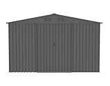 tepro Metallgerätehaus Flex Shed XXL, Maße: 316 x 245 x 198cm, anthrazit