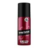 Bruno Banani Fragrance Loyal Man Deo-Bodyspray, Körperspray mit aromatisch-holzigem Herrenduft, 24h lang anhaltend, 150 ml