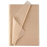 CHRORINE 60 Blatt Kraft Tissue Papier Bulk Braune Geschenkpapier Kunst Papier Basteln für DIY Projekt Geburtstag Urlaub Handwerk Dekor
