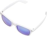 Urban Classics Unisex Sunglasses Likoma Mirror UC Sonnenbrille, wht/blu, one Size