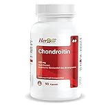 Chondroitin 500mg (90 Kapseln) – Premiumqualität – Hochdosiert – Hohe Bioverfügbarkeit – Laborgeprüft – Ohne unerwünschte Zusätze und Konservierungsstoffe – Reinstoffe – frei von anderen Wirkstoffen.