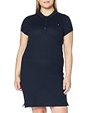 Tommy Hilfiger Damen Heritage Slim Polo Dress Kleid, Blau (Midnight 403), Medium (Herstellergröße: M)