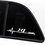 GZTYLQQ 2 Stück Auto-Seitenfenster-Aufkleber, fesselnde Auto-Fensterdekoration, reflektierende Aufkleber, grafisches Autozubehör, für Jaguar Xj