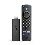 Fire TV Stick, Zertifiziert und generalüberholt | mit Alexa-Sprachfernbedienung (mit TV-Steuerungstasten) | HD-Streamingg