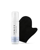 VENICE Self Tan Bronzing Mousse Aloe Vera + VENICE Luxe Tanning Handschuh | Selbstbräuner Mousse + Handschuh | beruhigt die Haut, Bräunungscreme, natürliche Bräune, spendet Feuchtigkeit