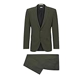 BOSS Herrenkleid Slim Fit aus elastischer Wolle, knitterfrei, Modell H-HUGE-2PCS-224 50509485, Siehe Foto, 48