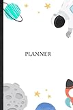 Planner. Undated Monthly And Weekly Student Planner. Better Work-Life Balance For Dedicated Ufologist & Ufo Lover. Improvement Of Time Management & ... Motivation. Comets & Nebula Galaxy Design