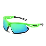 HGWZLQ Mode Brille Frauen Sport Sonnenbrille Outdoor Gläser Brillenbrillen Fahrer Sonnenbrille Fischen (Frame Color : One Size, Lenses Color : XY404-lv HEI)