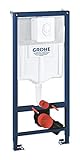 GROHE Rapid SL | Installationssystem - 3-in-1 SET für Wand-WC | 113 cm | mit WANDHALTER und Betätigungsplatte Skate Air in alpinweiß | 38722001