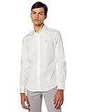 Tommy Hilfiger Herren CORE Stretch Slim POPLIN Shirt Freizeithemd, Weiß (Bright White 100), Large