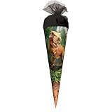 ROTH Motiv-Schultüte, T-Rex Welt, 35 cm, rund, Tü
