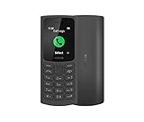 Nokia 105 4G Mobiltelefon, 128 + 48MB, 1,8 Zoll Farbdisplay, FM Radio, Dual-SIM, schwarz