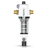 Aquintos RDX Vorfilter - Rückspülfilter - Hauswasserstation mit Druckminderer 1 Zoll / DN25 Hauswasserfilter - rückspülbar