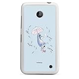 Silikon Hülle kompatibel mit Nokia Lumia 630 Dual SIM Case weiß Handyhülle Disney Winnie Puuh Eeyore Offizielles Lizenzprodukt