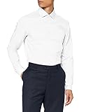 Seidensticker Herren Business Hemd Slim Fit – Bügelfreies Businesshemd, Weiß (Weiß 01), (Herstellergröße: 40)