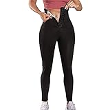 joyvio High Waist Leggings Damen Sport Fitness Yogahose Lange Blickdicht Leggings Yoga Hose Sporthose Leggins Fitnesshose (Color : Black, Size : XXL)